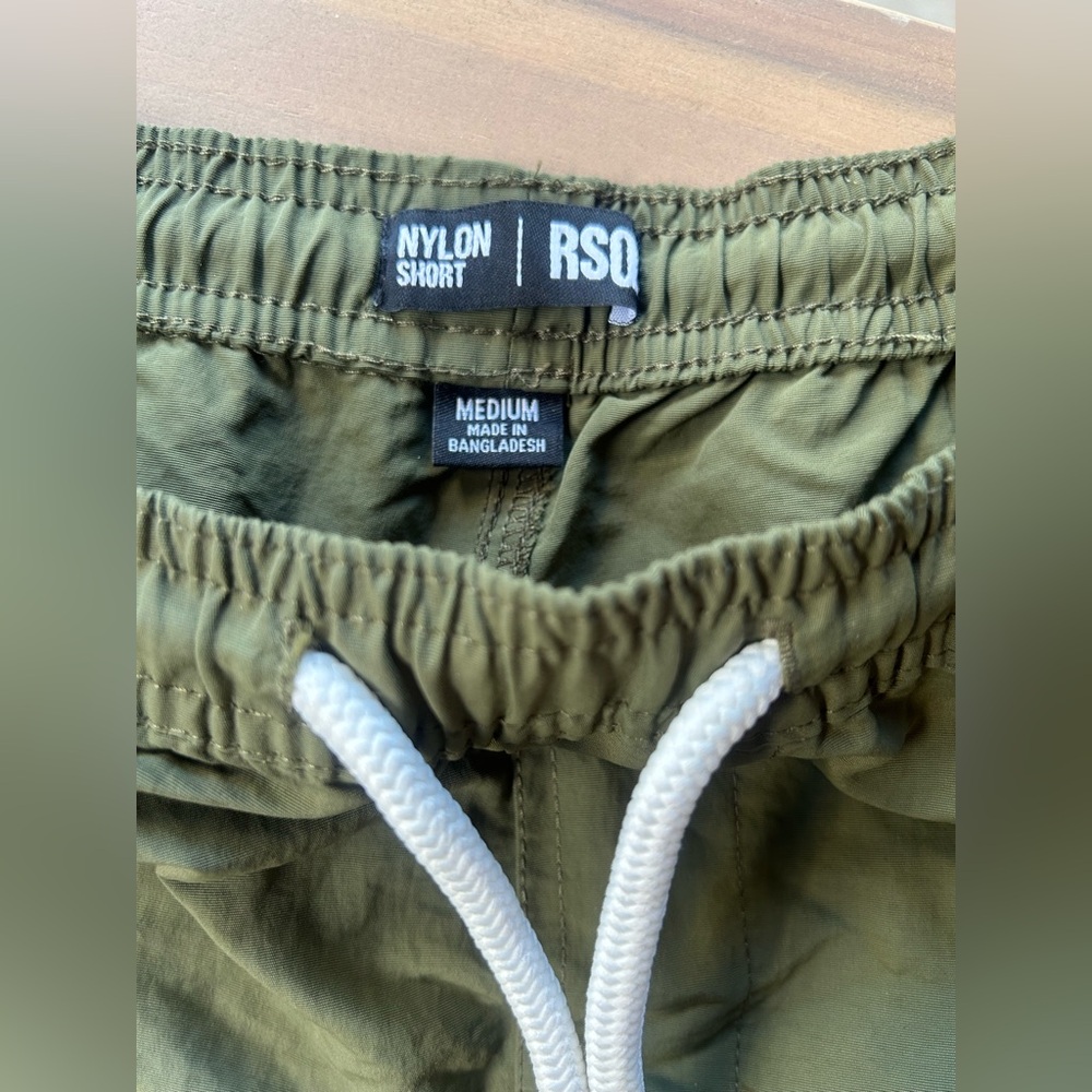 RSQ nylon Green navy Shorts Comfortable Fit - Picture 7 of 16